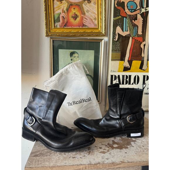 To Boot New York Adam Derrick Italian Leather Boots Size 10 - Picture 1 of 7